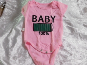 Baby Romper Baby 100% Pink 0-3months